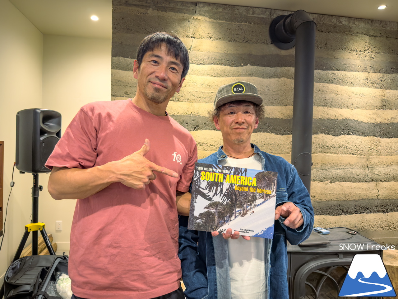 祝・10作目。地球を滑る旅『RIDE THE EARTH 10 SOUTH AMERICA』出版記念イベント・プロスキーヤー・児玉毅さんとプロフォトグラファー・佐藤圭さんによるスライドトークショー in 帯広 Report！